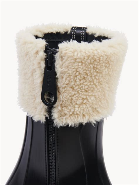 chloe betty ankle rain boot|chloe betty boots outfit.